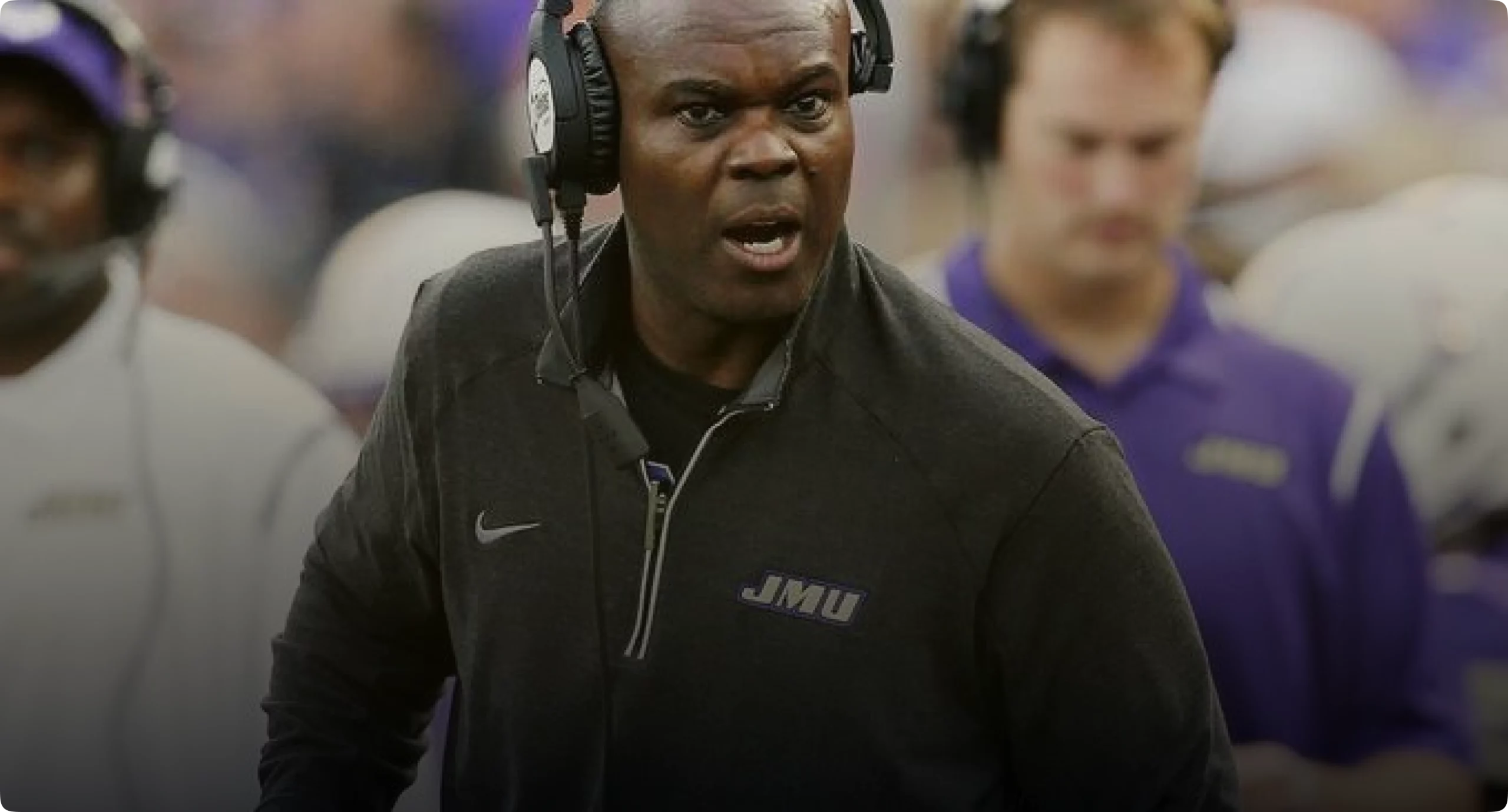 Everett Withers JMU football alumni coach celebrating JMU football history and alumni community