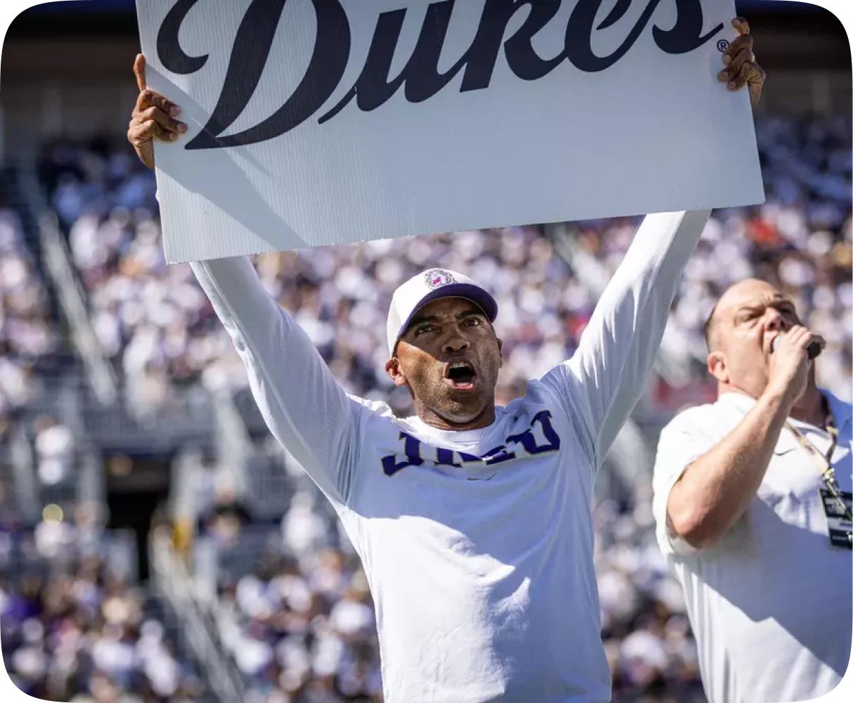 Marketing Associate role within the JMU football alumni community supporting the alumni network and donors